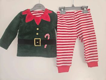 Pyjama lutin de noël