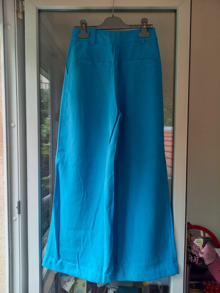 Pantalon à jambes larges bleu pimkie - photo numéro 2