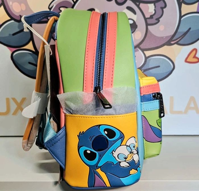 Disney - Jaase Stitch Colorblock - Mini Sac à Dos Loungefly Exclusive - photo numéro 3