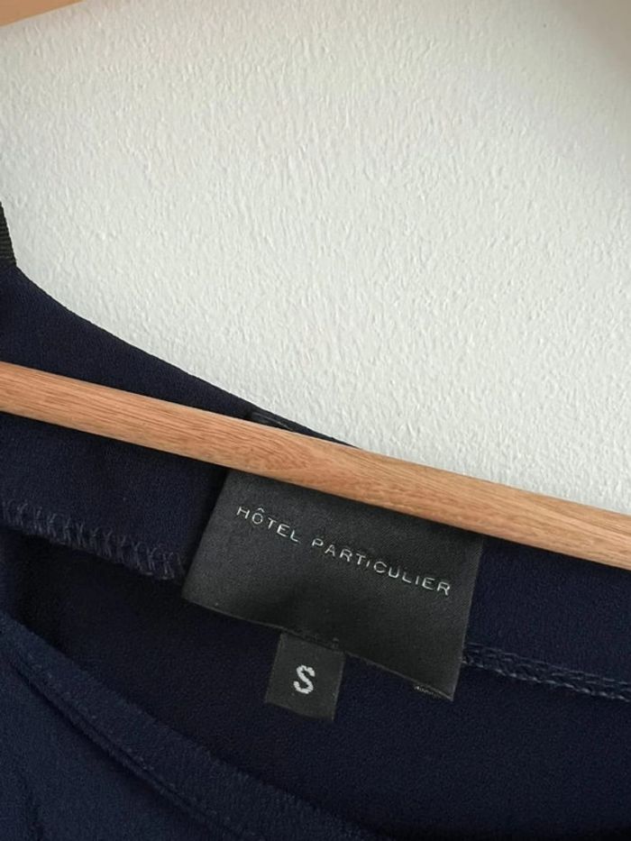 Robe bleu marine asymétrique - photo numéro 4