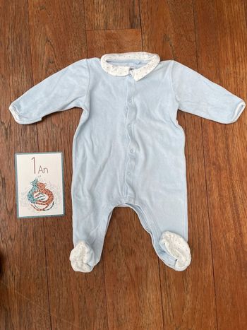 Pyjama petit bateau velours