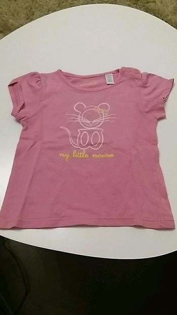 Tee shirt rose Obaïbi