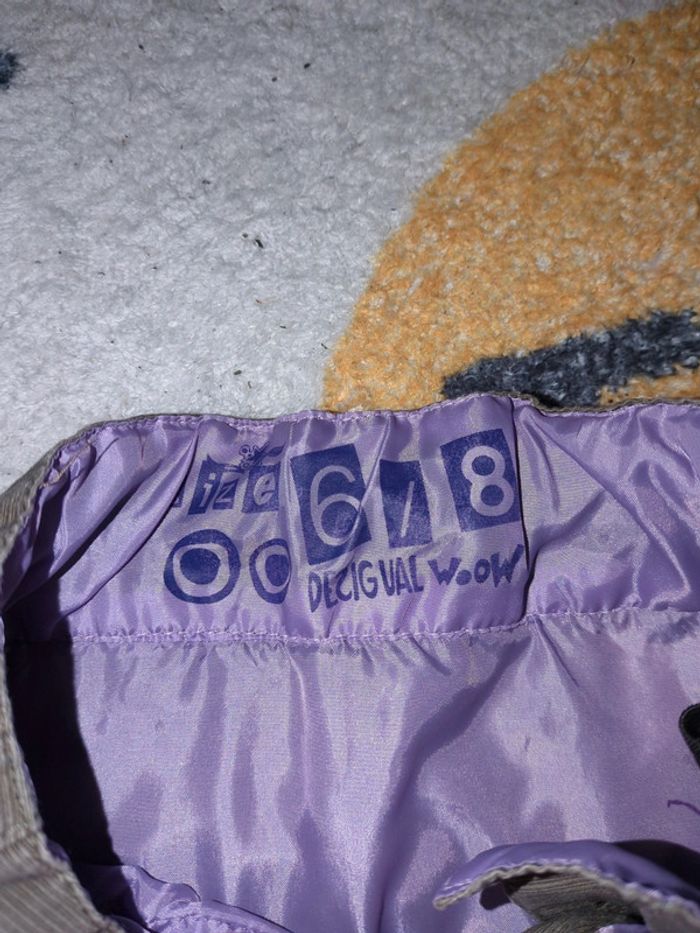 Jupe Desigual kaki violet 6-8 ans - photo numéro 8