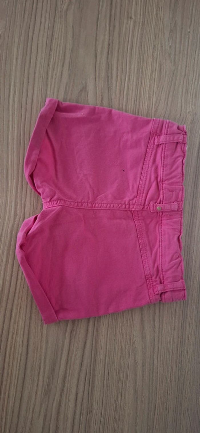 💕Short en jean rose fuschia Liu Jo – 110 cm (5 ans) - photo numéro 7