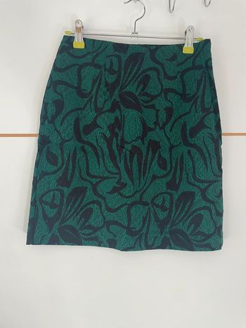 Jupe imprimée verte/noire 34 Kiabi