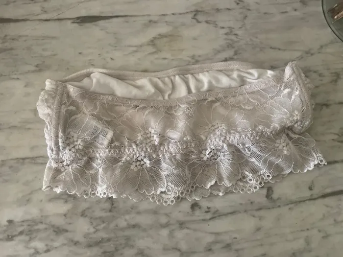 Bandeau dentelle blanc - photo numéro 2