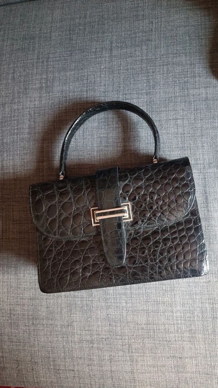 Borsa vintage nera Pirovano