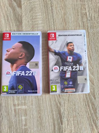 Jeux Switch FIFA 22 et 23