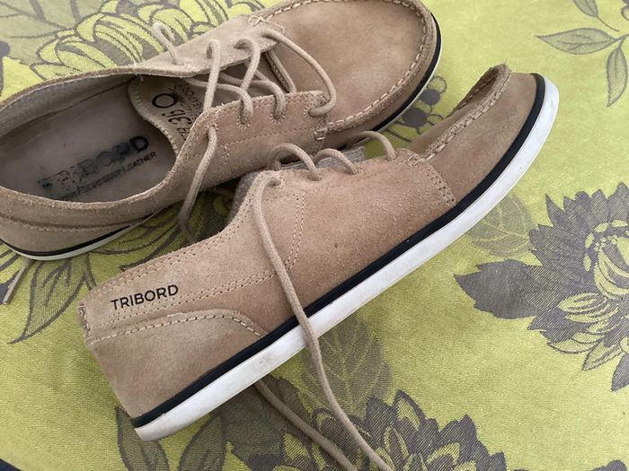 Chaussure cuir beige « décathlon « taille 39 homme ou garçon - photo numéro 5