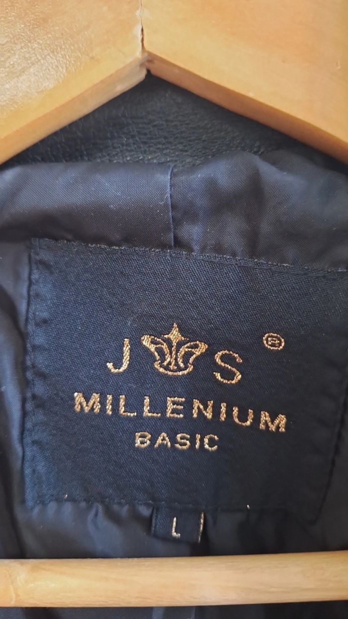 Blouson femme simili cuir noir J&S Millenium Basic – Taille L - photo numéro 2