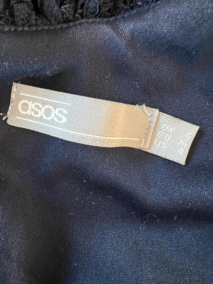 Asos Robe patineuse bleu marine taille 36 - photo numéro 5