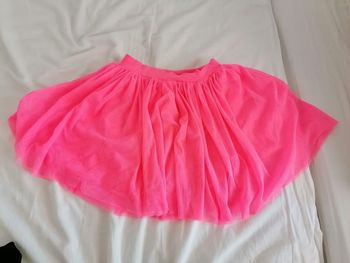 Jupe rose fluo taille 10 ans