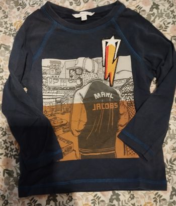 Tee-shirt manches longues Little Marc Jacobs 4 ans