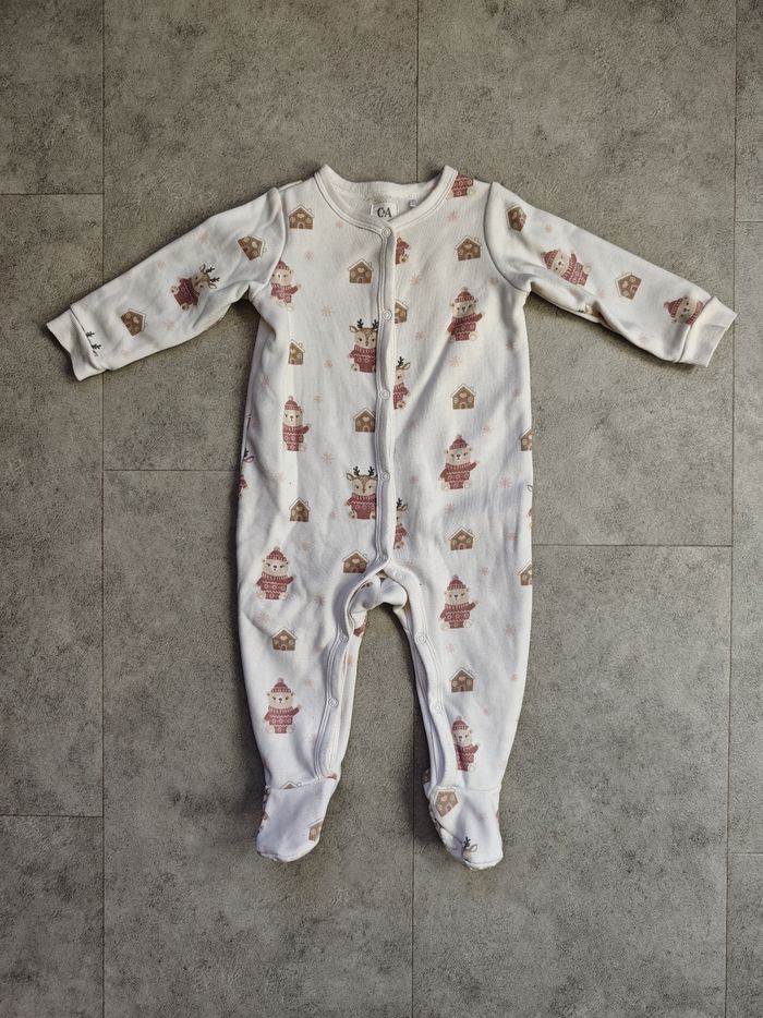 6-9  mois  (74 cm) - pyjama chaud C&A