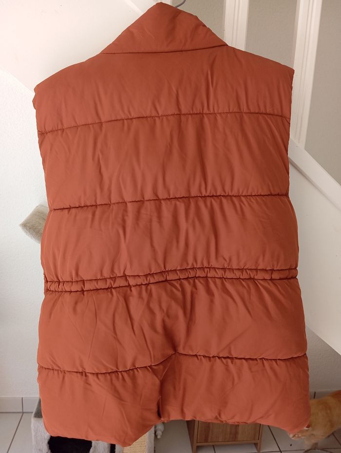 Manteau sans manche marron