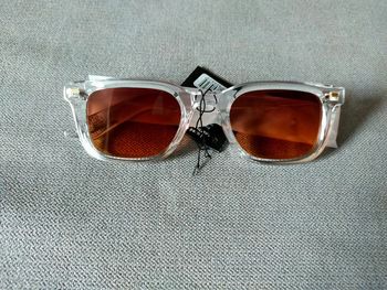 Lunettes de soleil transparentes mixte – verres orange UV400