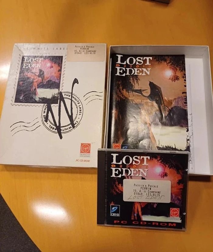 Jeu PC en boîte carton Lost eden (1995) - photo numéro 2