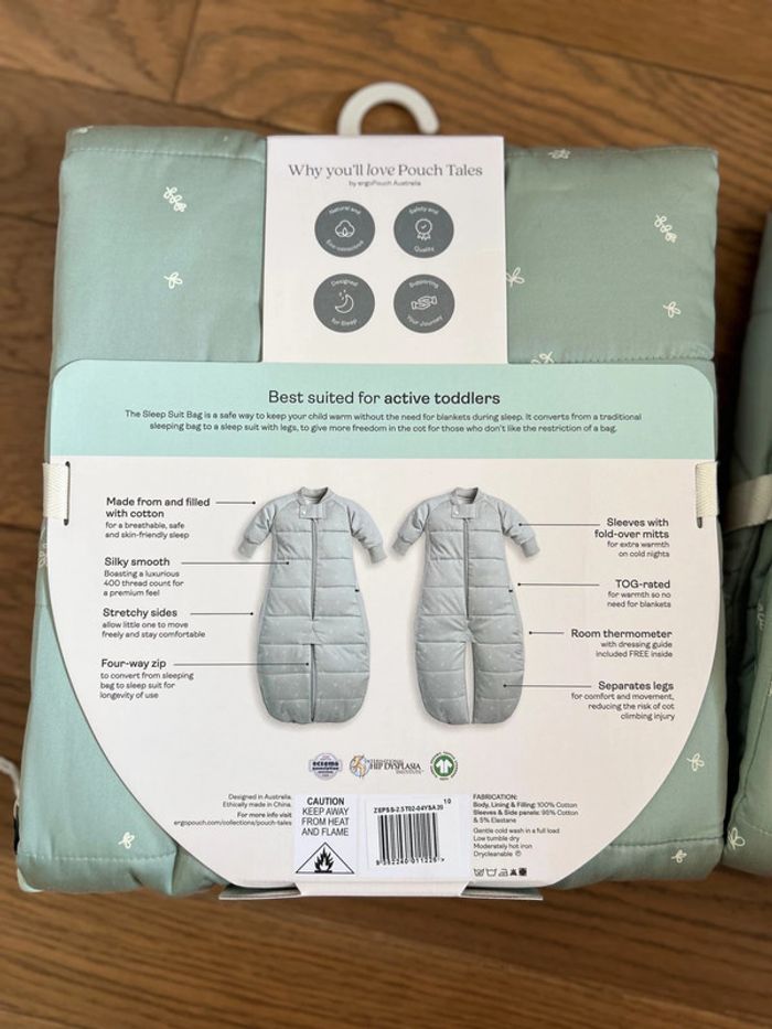 (New) Pack of 2 sleep suit bags 2-4Y 2.5 tog - photo numéro 6