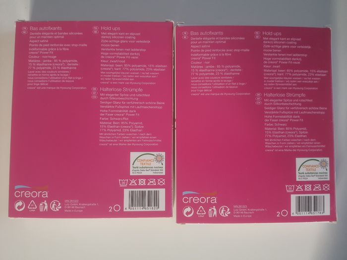 Lot 2 paires de bas autofixants neufs - photo numéro 2