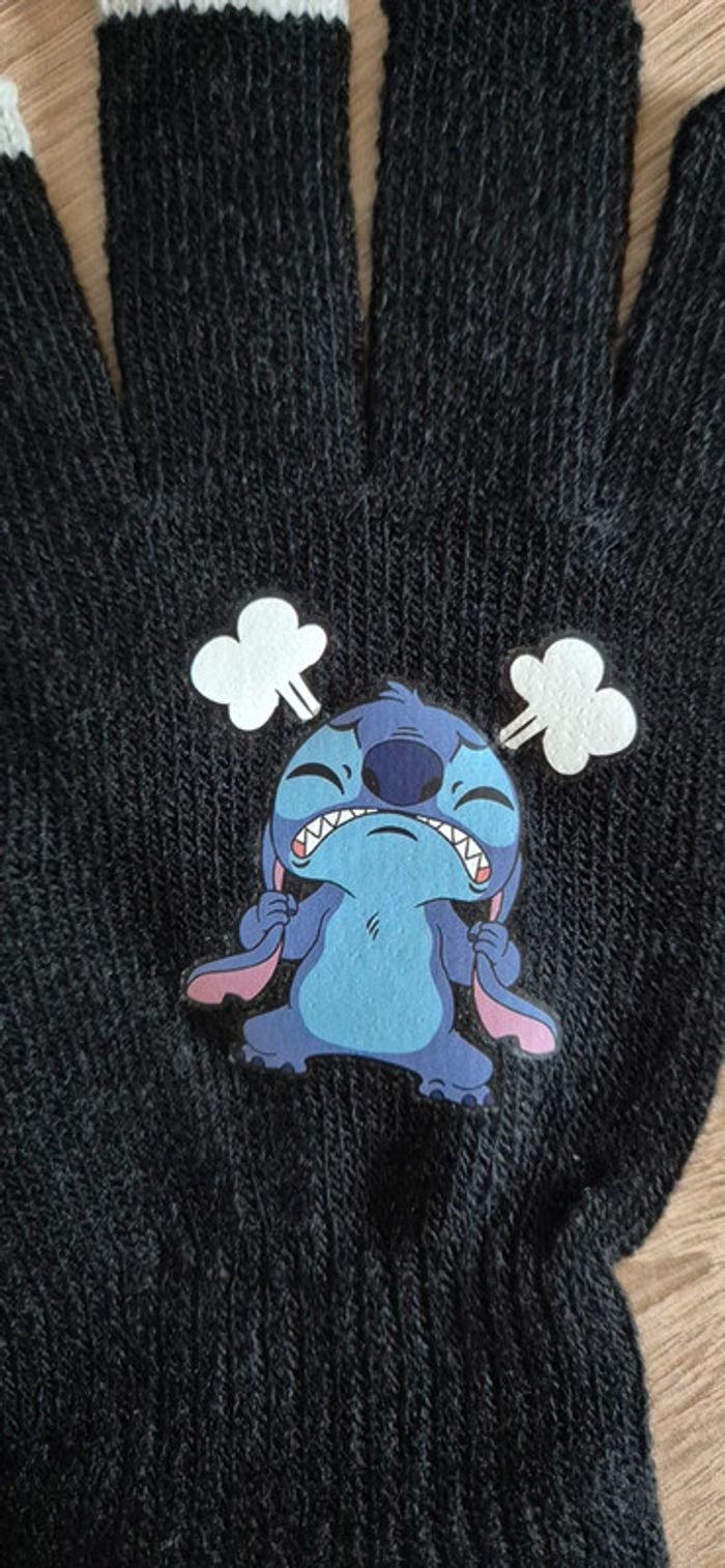 Gants tactiles fantaisie Stitch - photo numéro 3