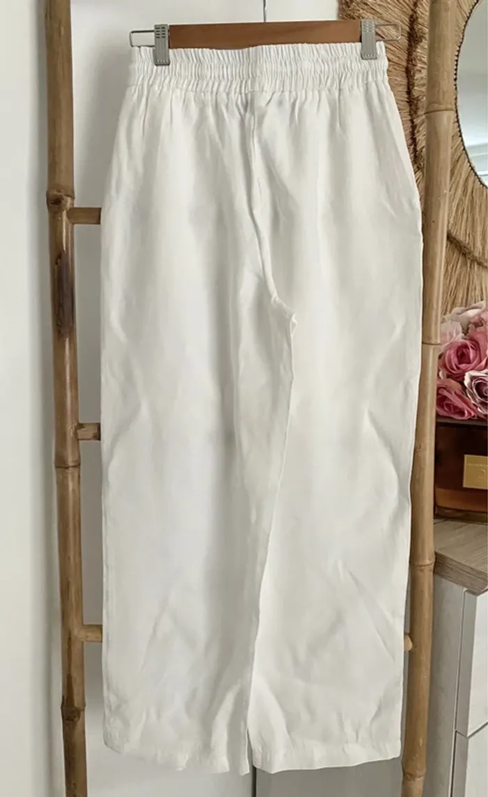 Pantalon blanc Zara - photo numéro 4
