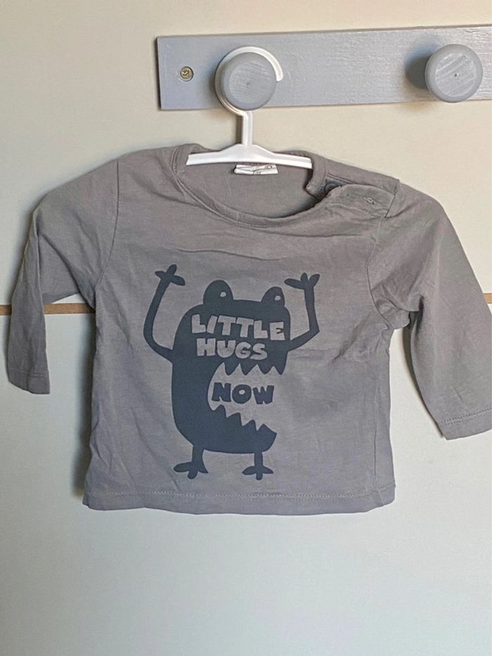 Lot de 2 tee-shirts en taille 3 mois - photo numéro 3