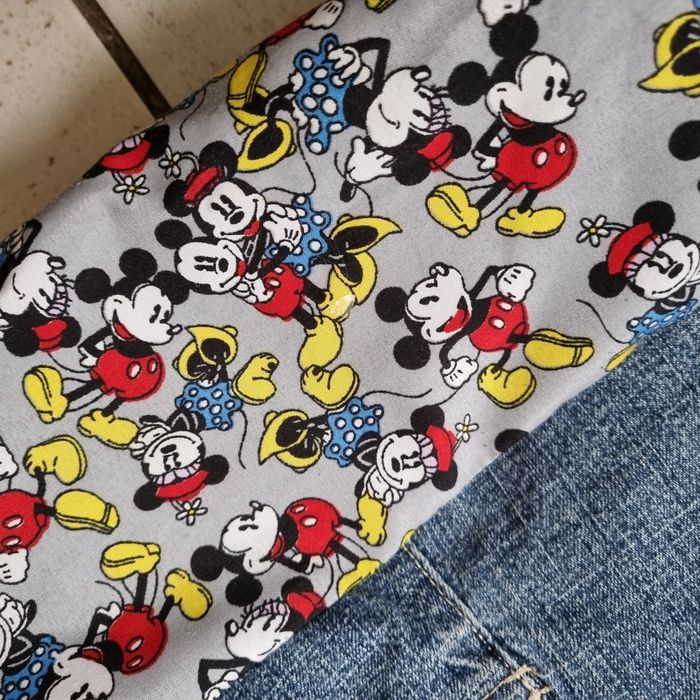 sac en jeans avec Mickey Minnie - photo numéro 3
