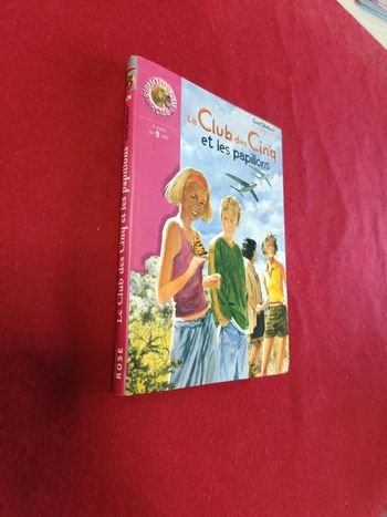 Le club des cinq et les papillons " Tome 826 " Bibliothèque rose