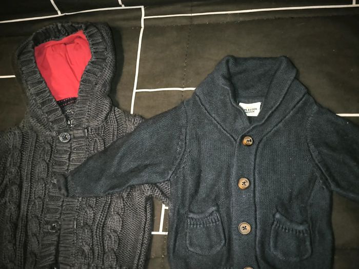 Lot de 2 pulls garçons 3 mois - photo numéro 2