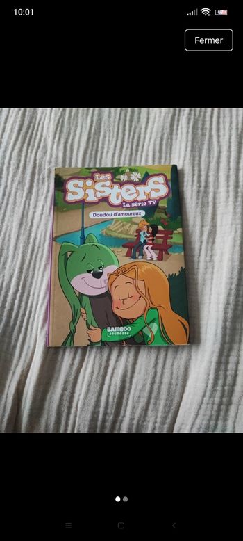 Livre les sisters doudou d'amoureux.