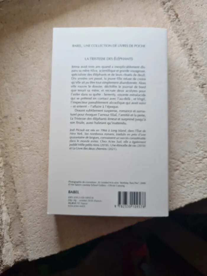 La tristesse des éléphants  Jodi Picoult - photo numéro 4