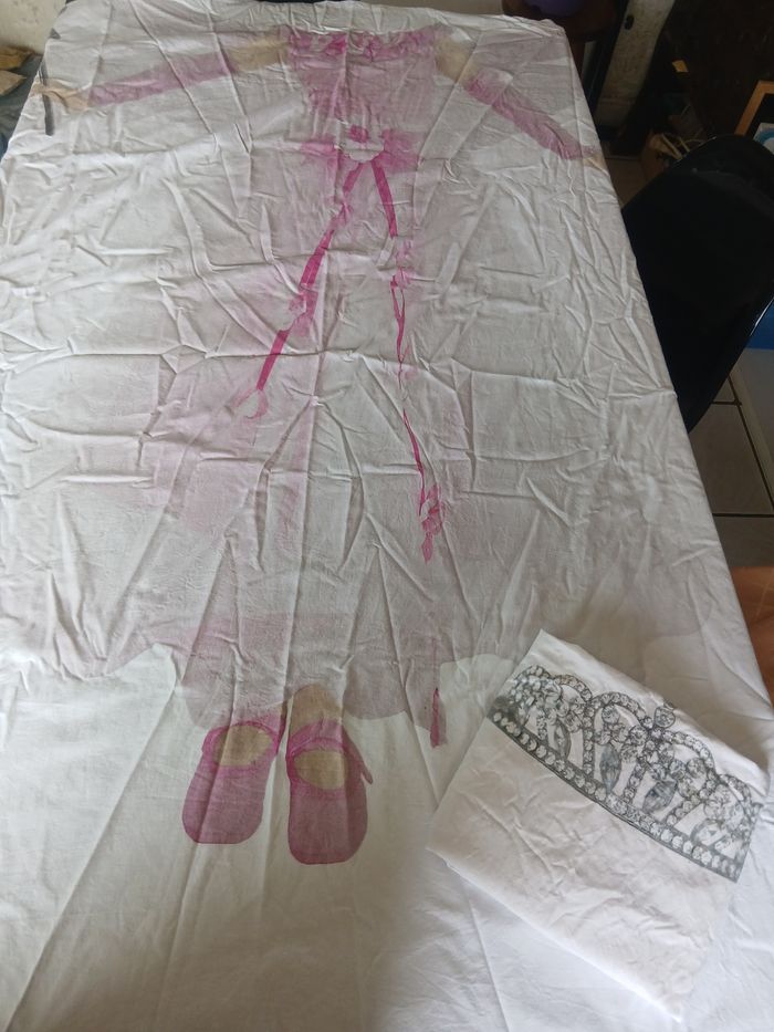 Housse + taie oreiller princesse