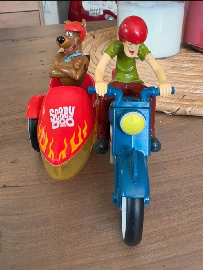 Figurine vintage Moto side Scoudidou et Sami - photo numéro 2