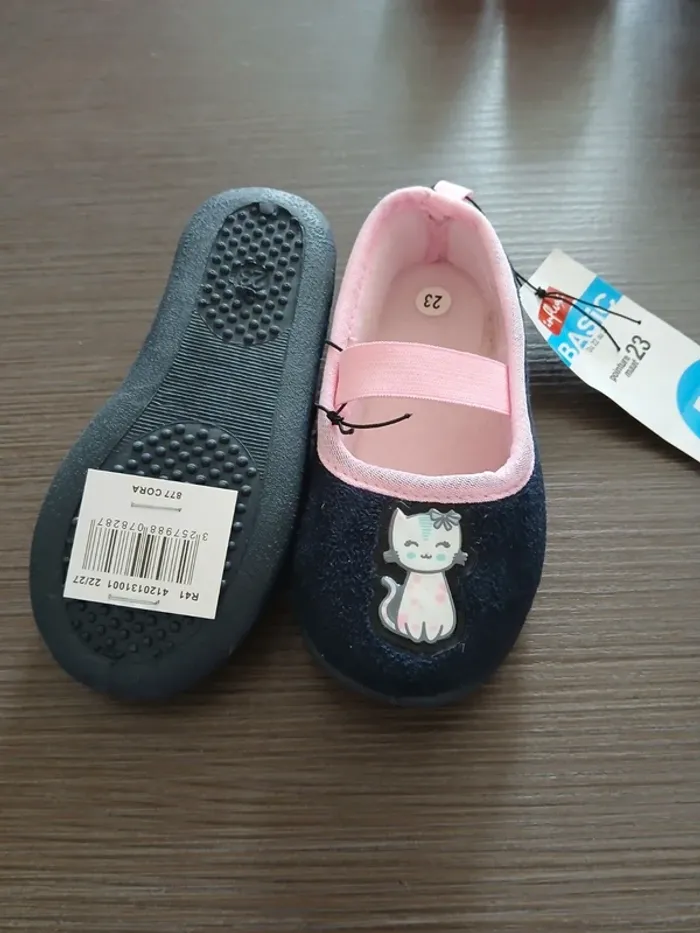 Chaussons chat fille 23 - photo numéro 2