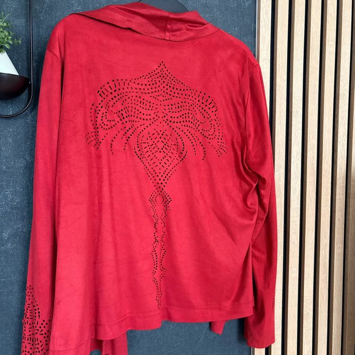 Veste/gilet Elora rouge – Taille 2, neuf sans étiquette - photo numéro 4
