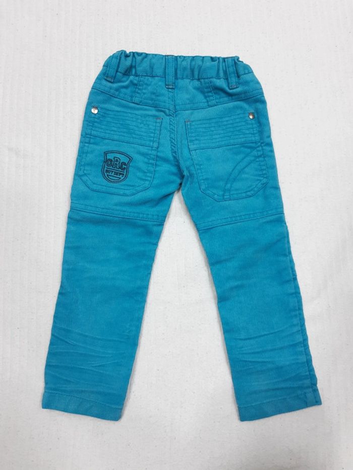 Pantalon bleu côtelé Orchestra 2 ans - photo numéro 4