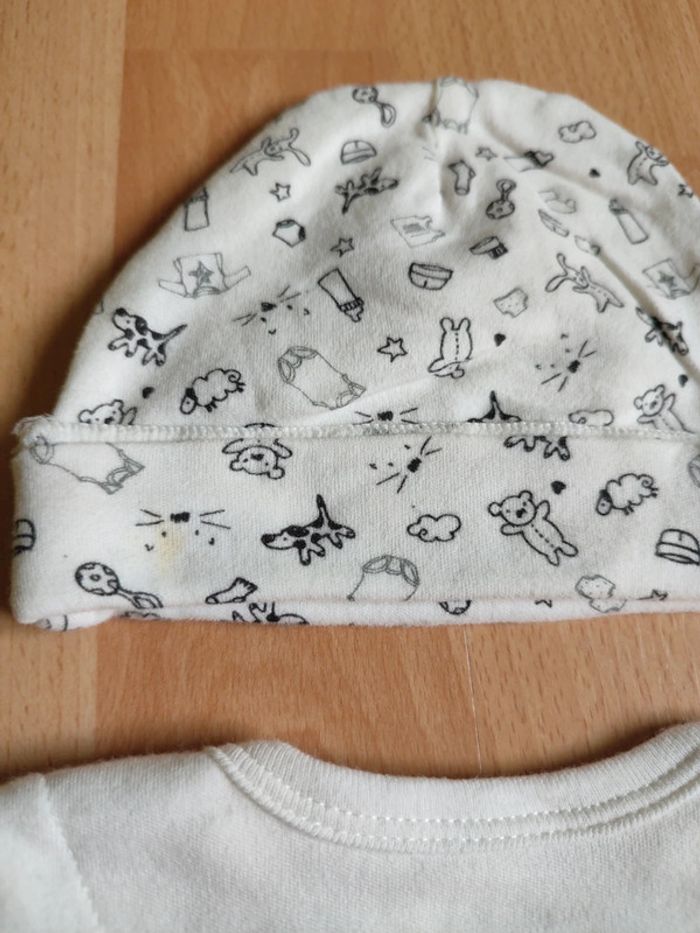 Lot Neuf ensemble body et bonnet HEMA en 1M - photo numéro 9