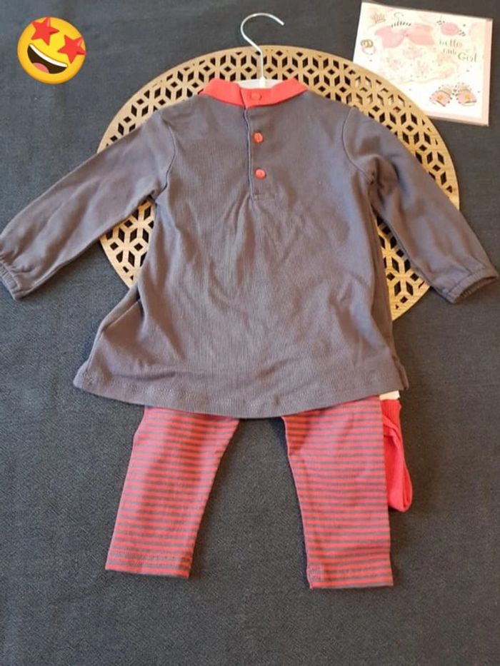 Ensemble 3 pièces Bébé 6 Mois Neuf - photo numéro 6