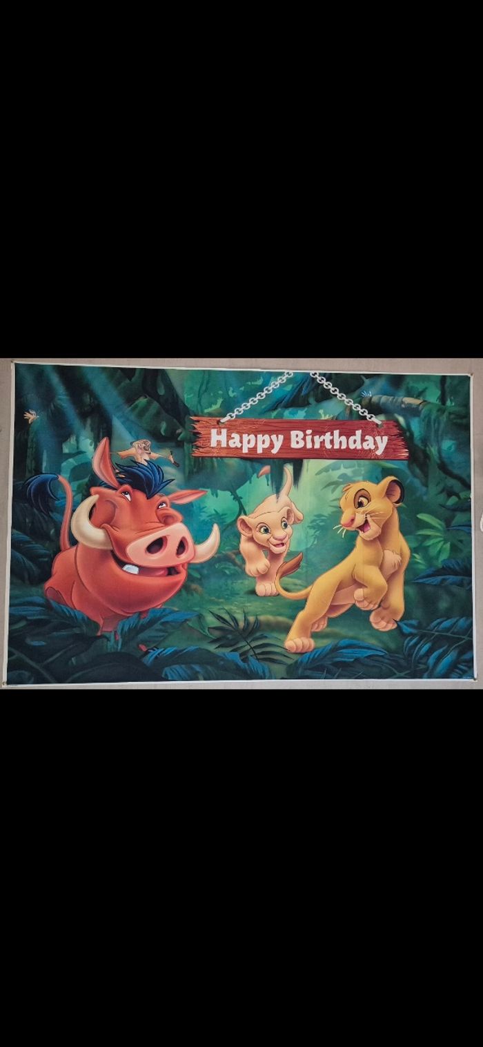 Lot decoration anniversaire Roi lion - photo numéro 3