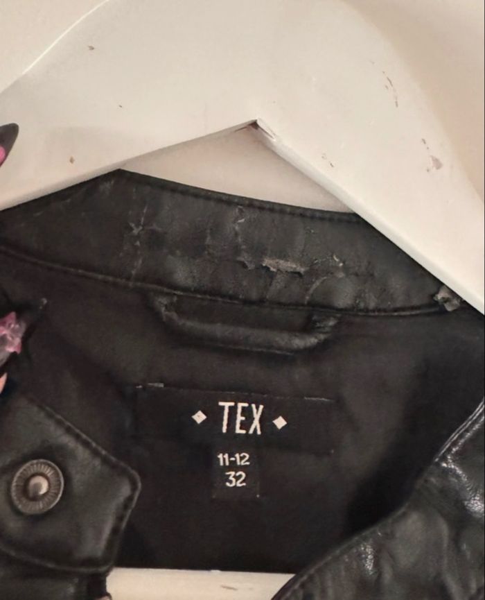 Veste en similicuir noir - photo numéro 3