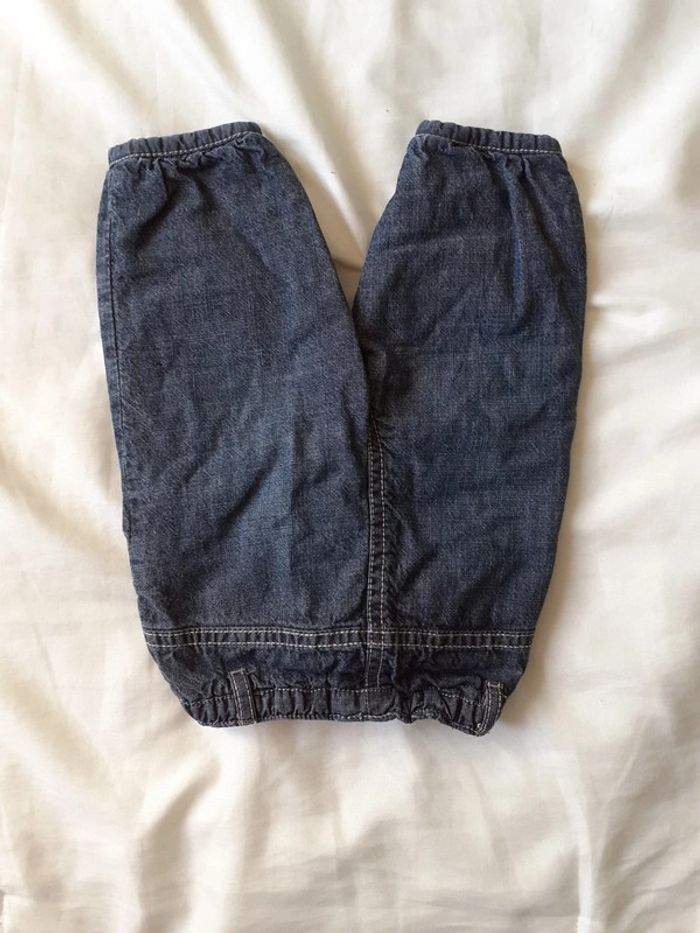 Jeans double taille élastique - photo numéro 4