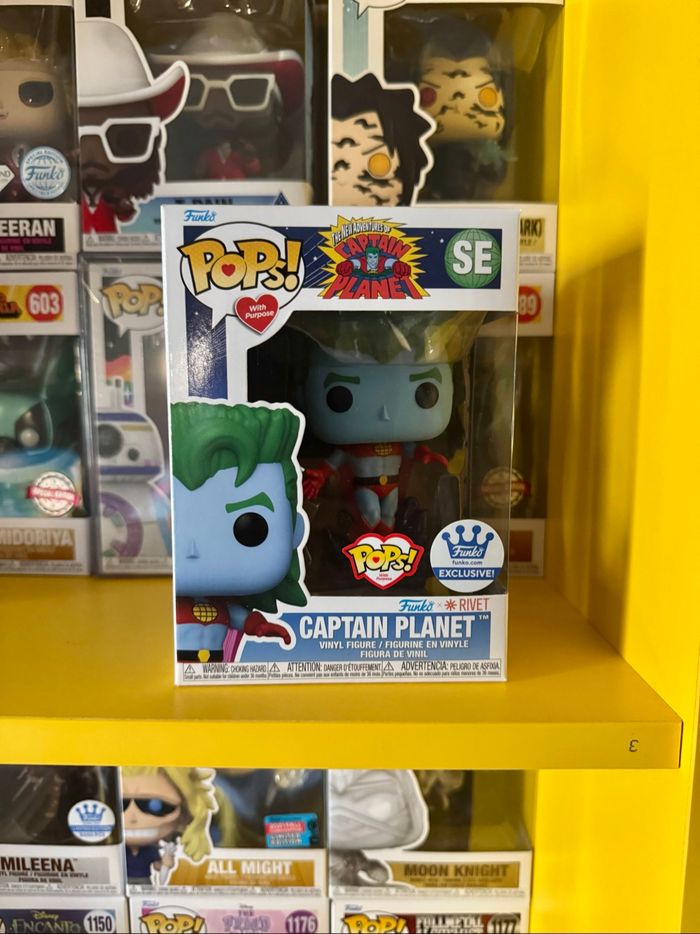 Funko Pops! With Purpose SE - The New Adventures Of Captain Planet - Captain Planet - Funko Exclusive