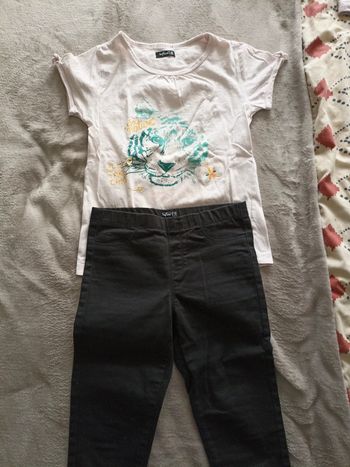 Ensemble pantalon tee shirt influx