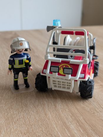 Playmobil 5497 Chefs des pompiers avec voiturette