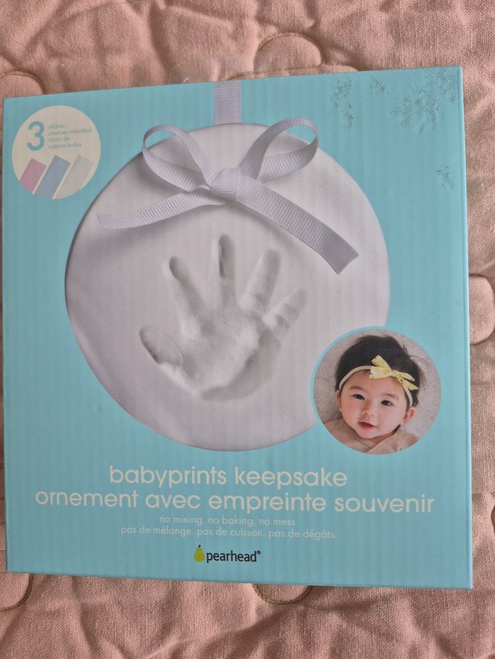 Kit pour empreinte main ou pied NEUF
