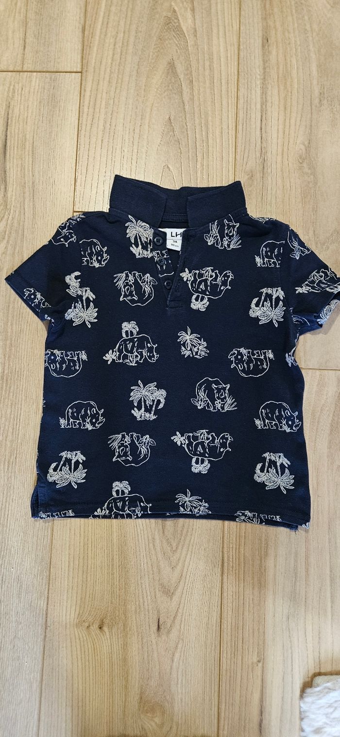 Lot de 7 T-shirts/polos manches courtes garçon- Taille 3 ans - photo numéro 2