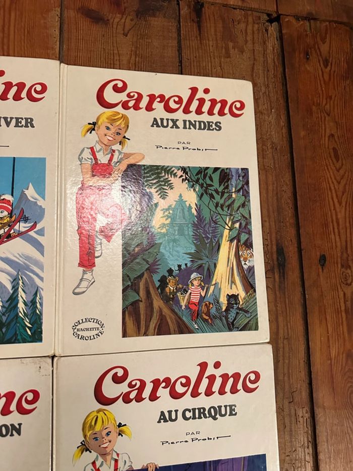 État satisfaisant - Lot de 4 livres Caroline grands albums Hachette blancs Pierre Probst - photo numéro 5