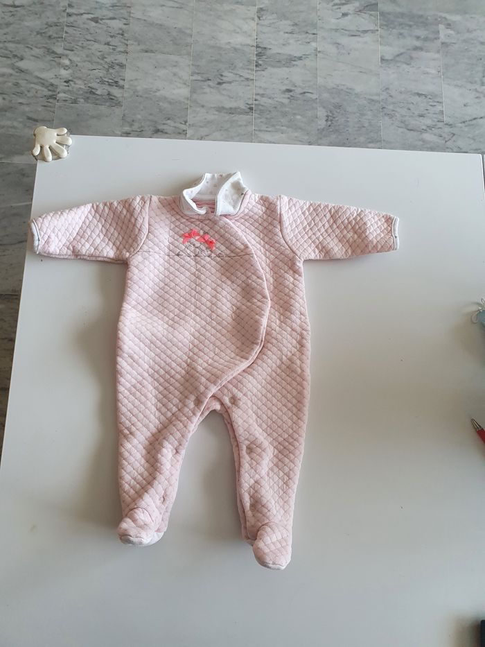 2 pyjamas chaud bébé fille taille 3 mois - photo numéro 2
