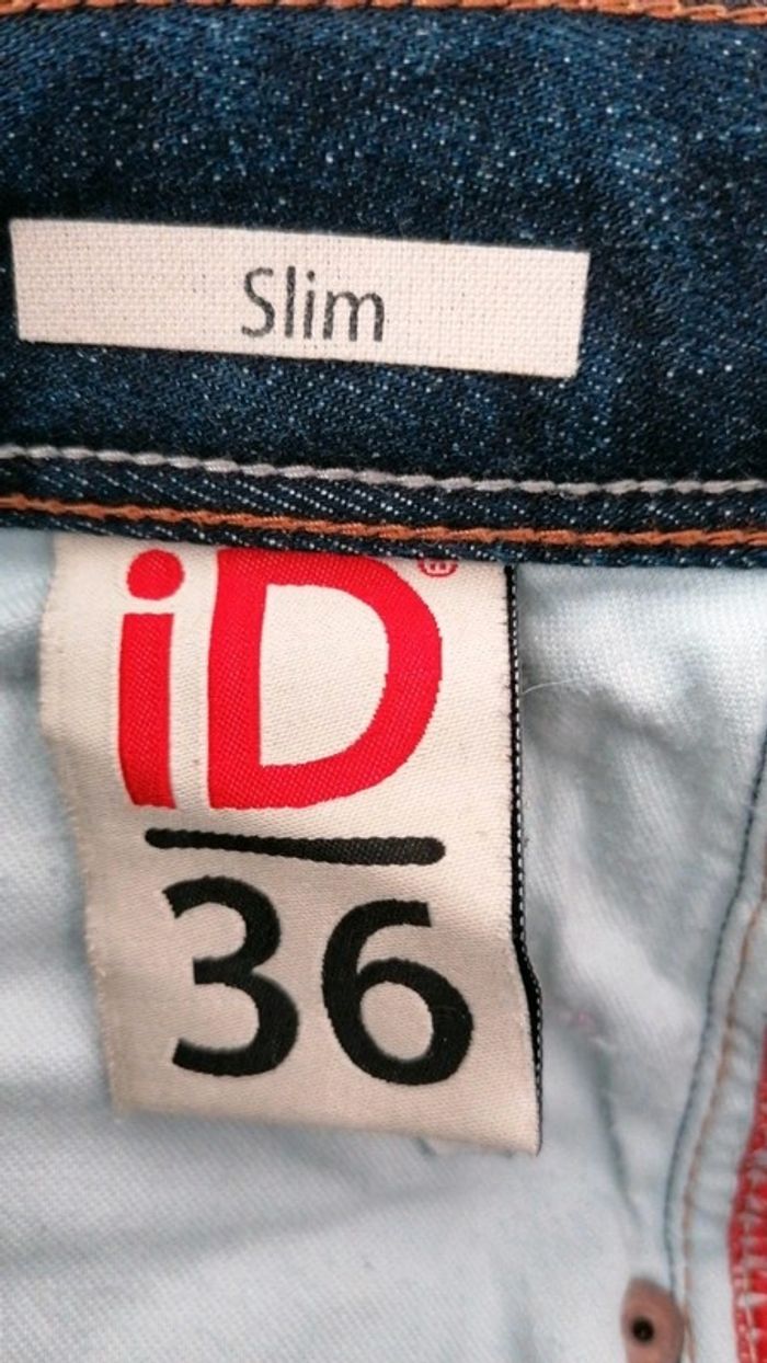 Jean slim community of indigo homme taille 36 - photo numéro 3