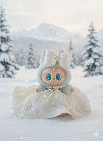 Labubu -popmart-ququ custom + tenue